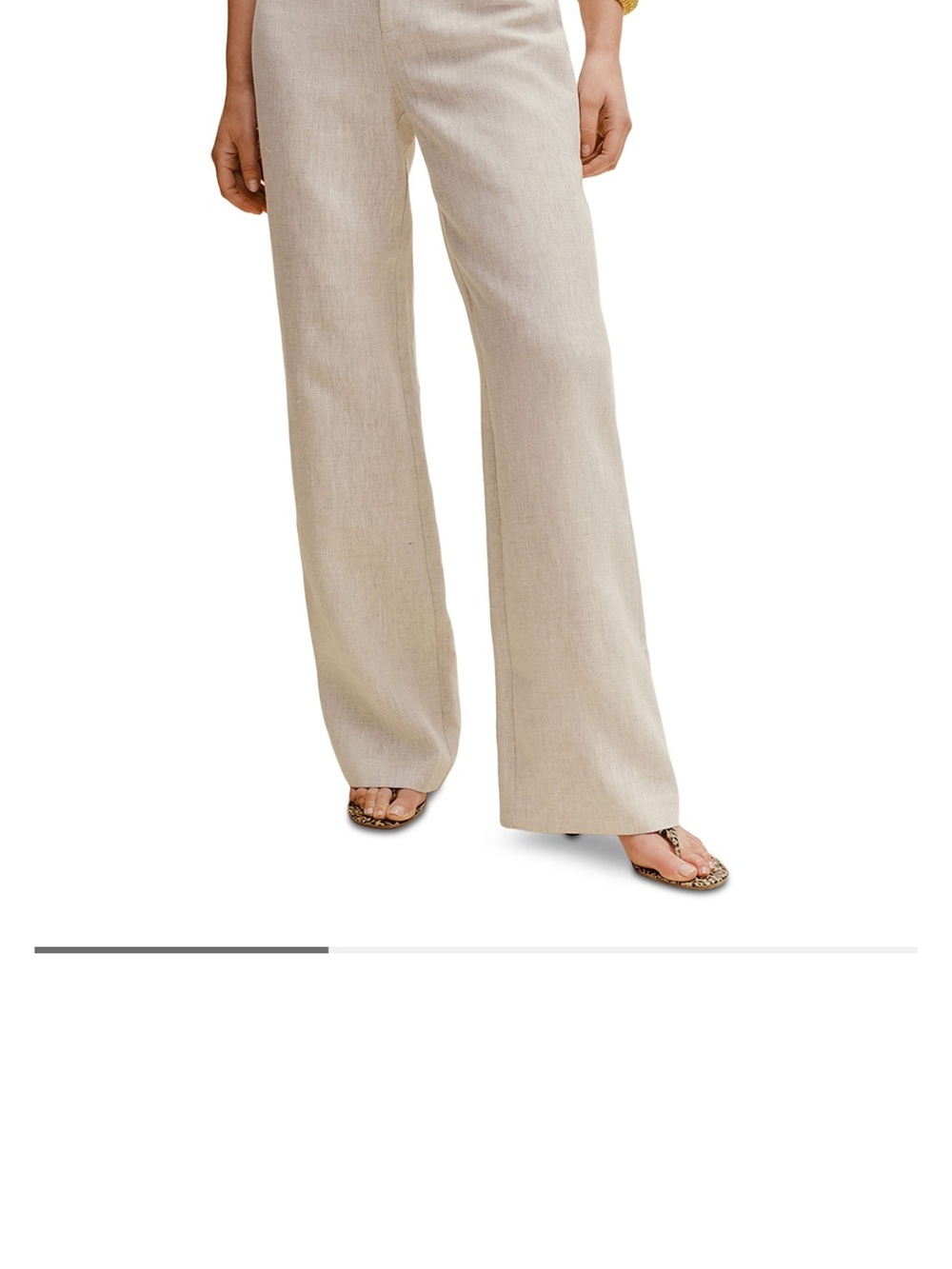 Reformation low rise Linen pants